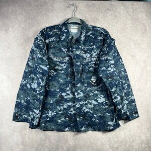 US Navy Blouse NWU Type III Working Uniform Men Small XShort Jacket Digital Camo